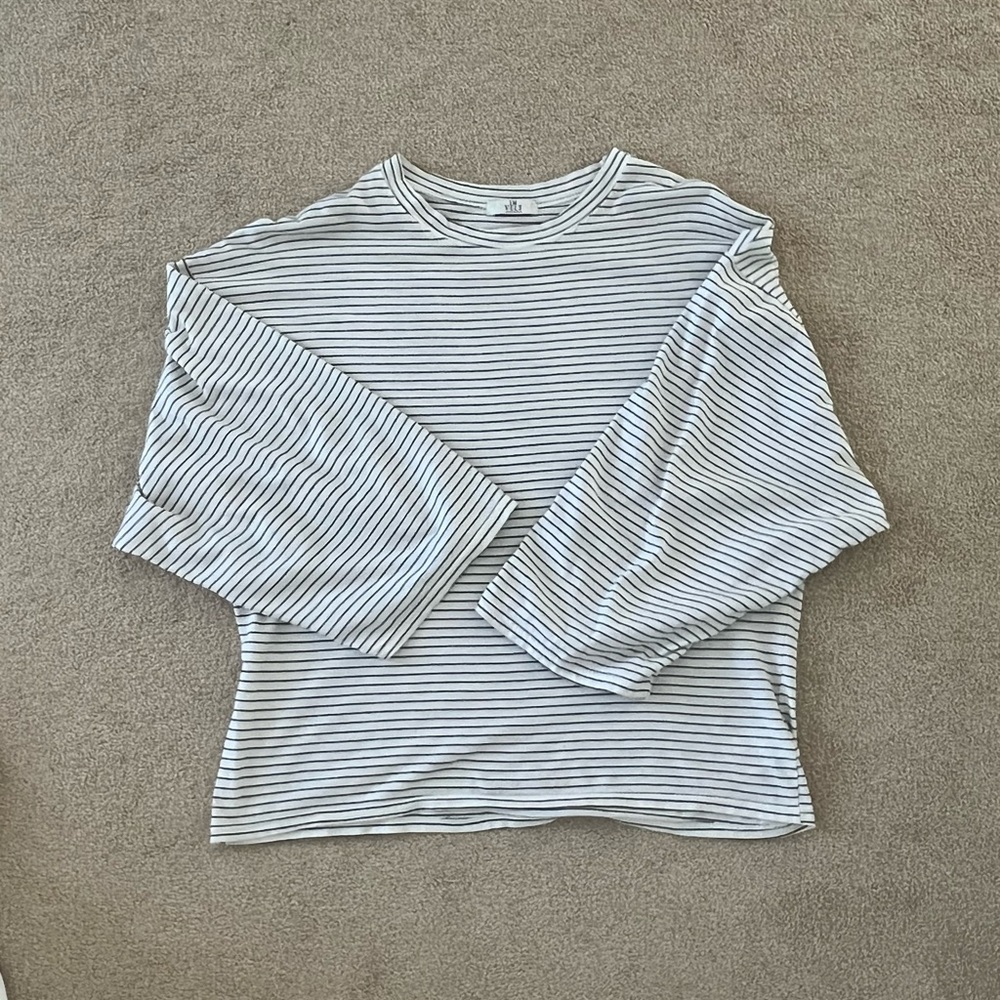oversized striped t shirt